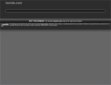 Tablet Screenshot of isends.com